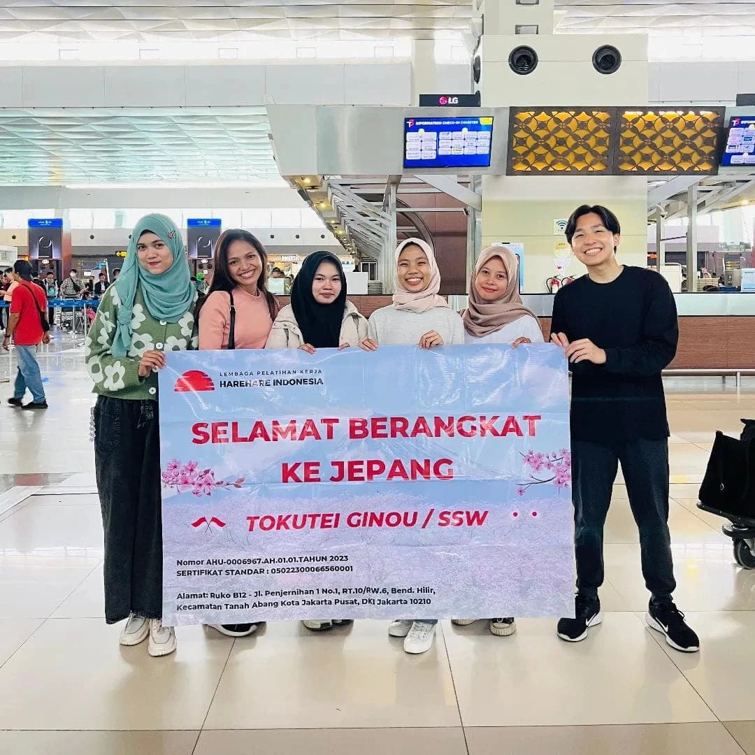 Keberangkatan ke Jepang