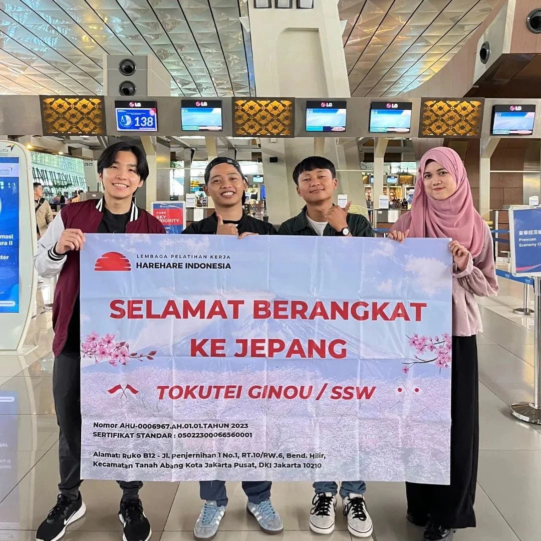 Keberangkatan ke Jepang
