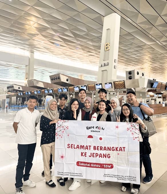 Keberangkatan ke Jepang